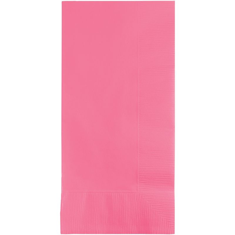 Bright-pink Guest Towels – 2-Ply,  16&quot; x 16&quot;, 50 Count per Package