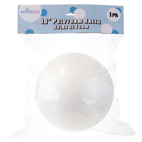 1 pc 10&quot; Poly Foam Craft Ball