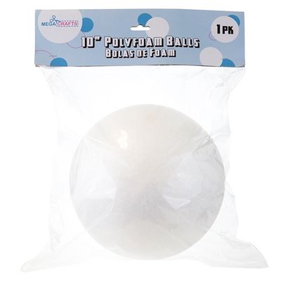 1 pc 10&quot; Poly Foam Craft Ball