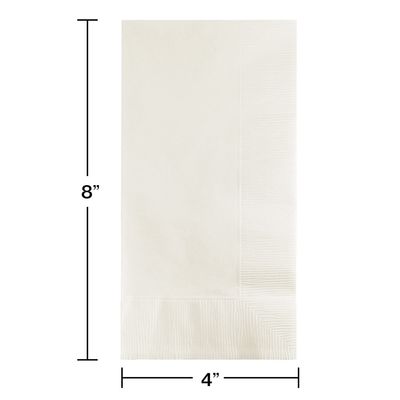 White 2-Ply Dinner Napkins – 50ct