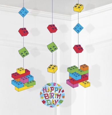 Block Bash Hanging Cutouts 7" x 32"