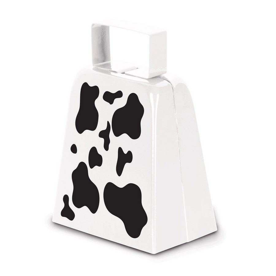 Cow Print Cowbell – Fun &amp; Loud Party Noisemaker