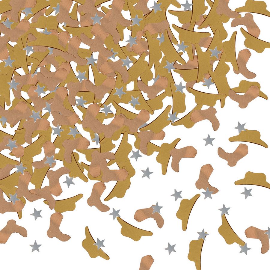 Fanci-Confetti Western Icons – 1 oz (Copper, Gold, Silver)