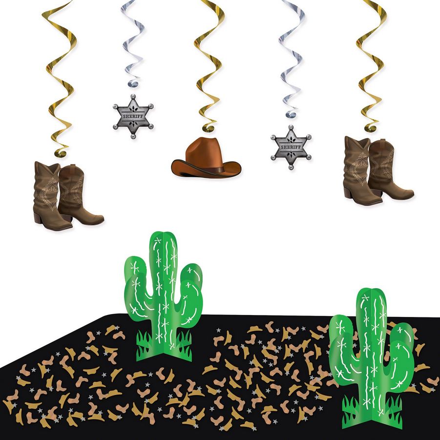Fanci-Confetti Western Icons – 1 oz (Copper, Gold, Silver)