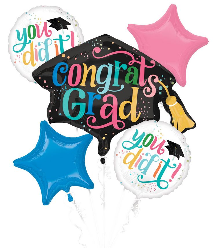 Balloon Bouquet - Follow Your Dreams (5pcs)