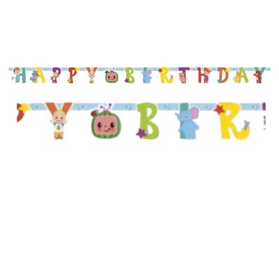 Cocomelon 6ft happy birthday banner