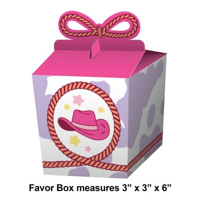 Boots &amp; Bows Favor Boxes – 8ct