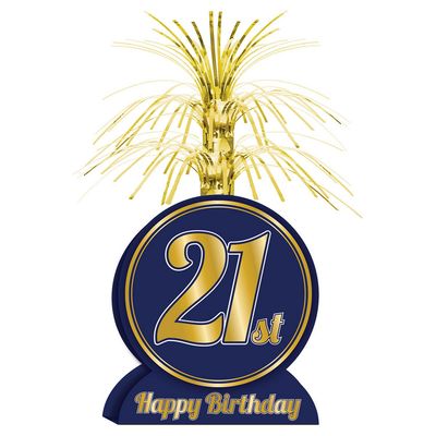 21st Birthday Waterfall Centerpieces – 13&quot;