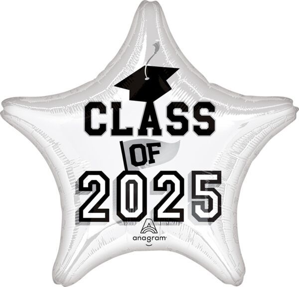 19&quot; Class of 2025 - white