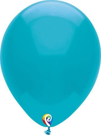 Funsational Turquoise Latex  50ct, INFLATION: Un-filled, SIZE &amp; VARIETY: 7&quot;
