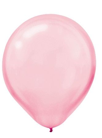 Pearl Baby-pink Latex Balloons – 12&quot; (Pack of 10)