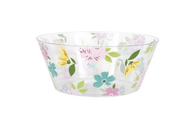 Spring Florals Plastic Serving Bowl