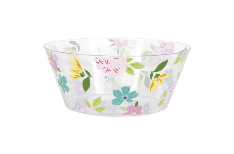 Spring Florals Plastic Serving Bowl