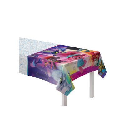 Trolls World Tour Table Cover (Plastic, 54in x 96in)