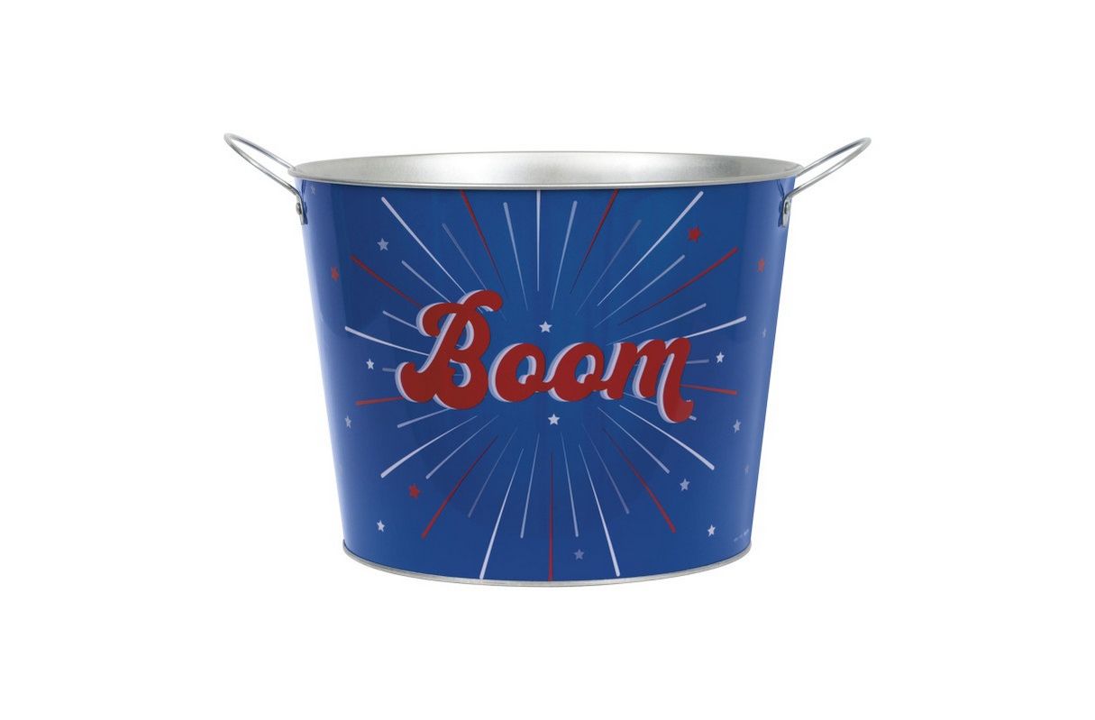 Patriotic USA Metal Tub