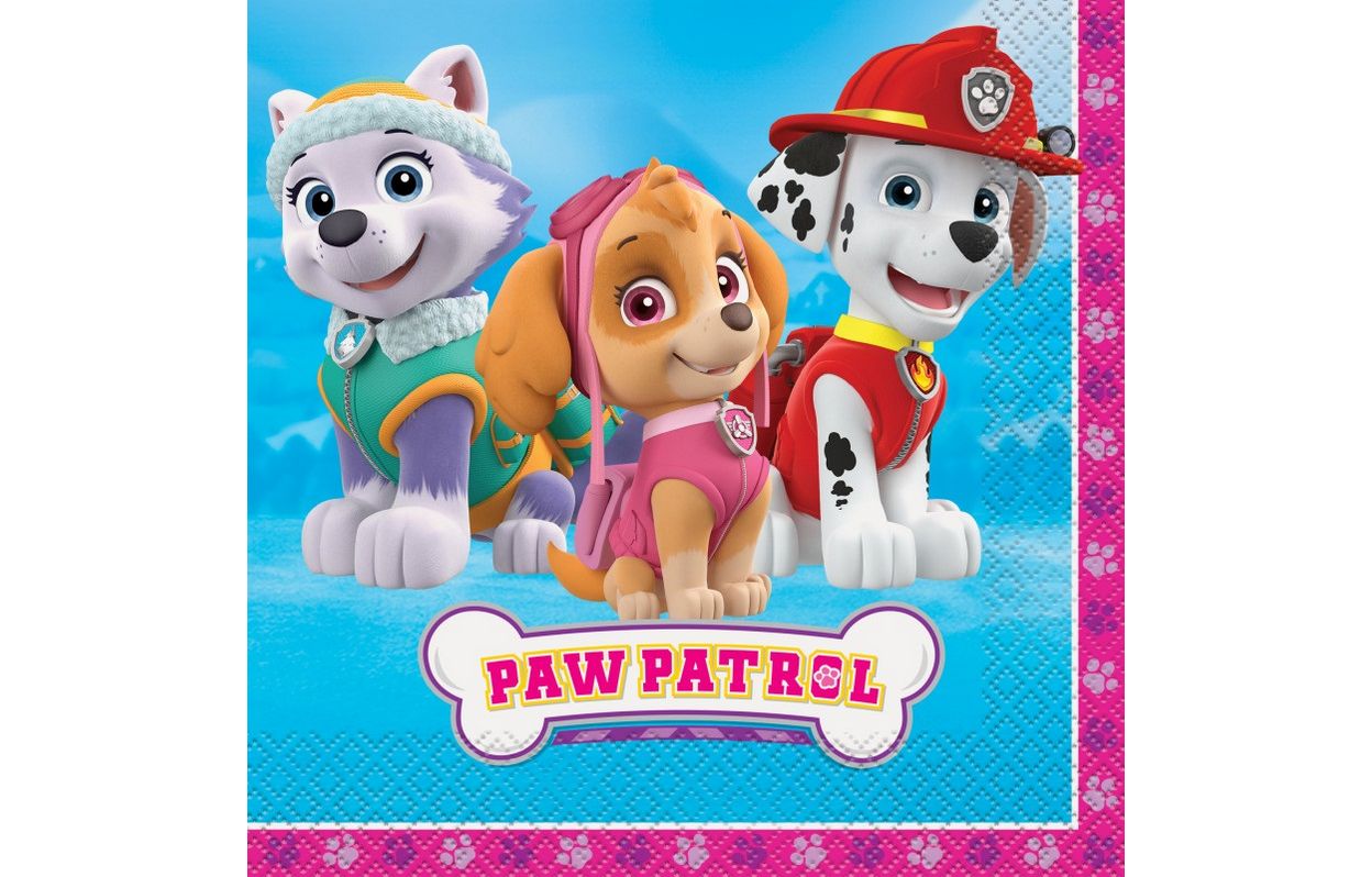 Paw Patrol Girl Luncheon Napkins  16ct
