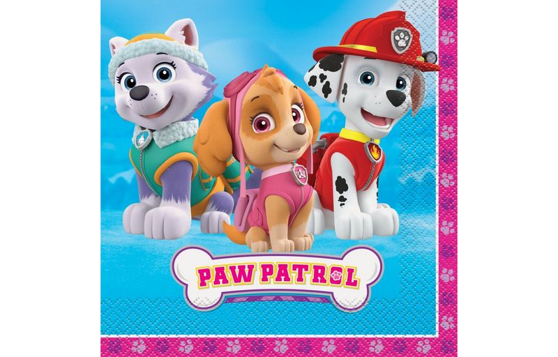 Paw Patrol Girl Luncheon Napkins  16ct
