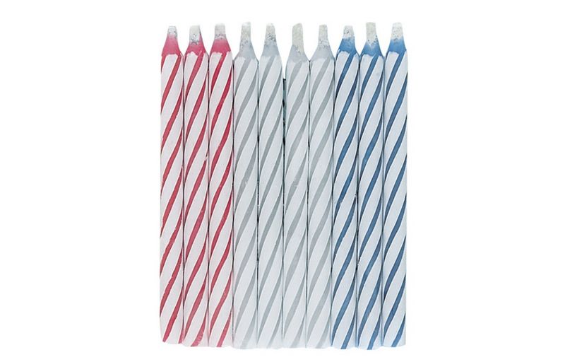 Multicolor Magic Birthday Candle – 10ct