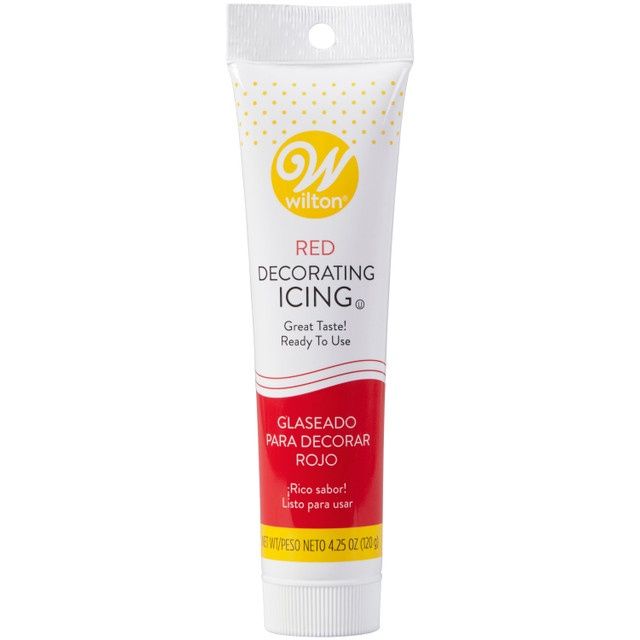 Ready-to-Use Icing Tube, 4.25 oz., Color: Red