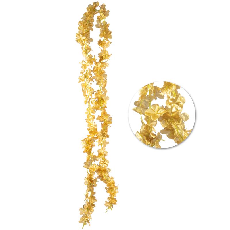 Artificial Hydrangea Flower Garland – 80&quot; Long
