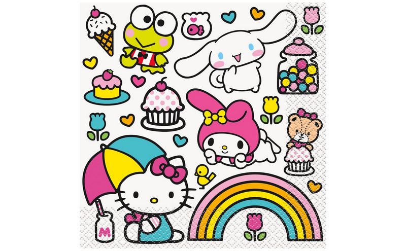 Hello Kitty &amp; Friends Luncheon Napkins – 16ct