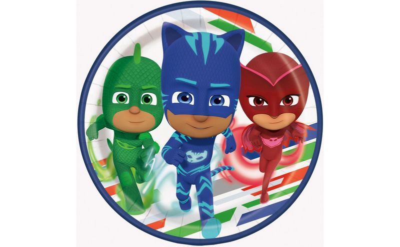 PJ Masks Round Dessert Plates – 7&quot;, 8ct