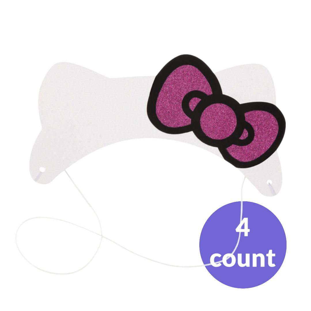Hello Kitty and Friends Glitter Paper Party Headbands – 4ct