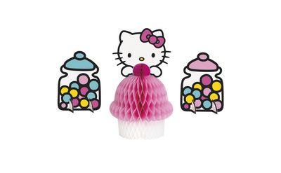 Hello Kitty and Friends Assorted Honeycomb Centerpiece Decorations  3ct