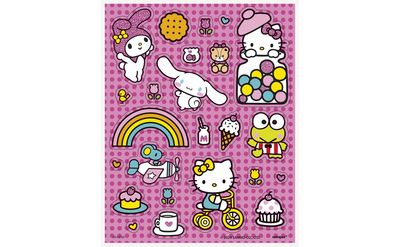 Hello Kitty and Friends Glittery Sticker Sheets – 4ct