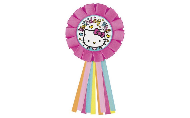 Hello Kitty &amp; Friends &quot;Birthday Girl&quot; Badge – 3.63&quot; x 0.31&quot; x 7.63&quot;