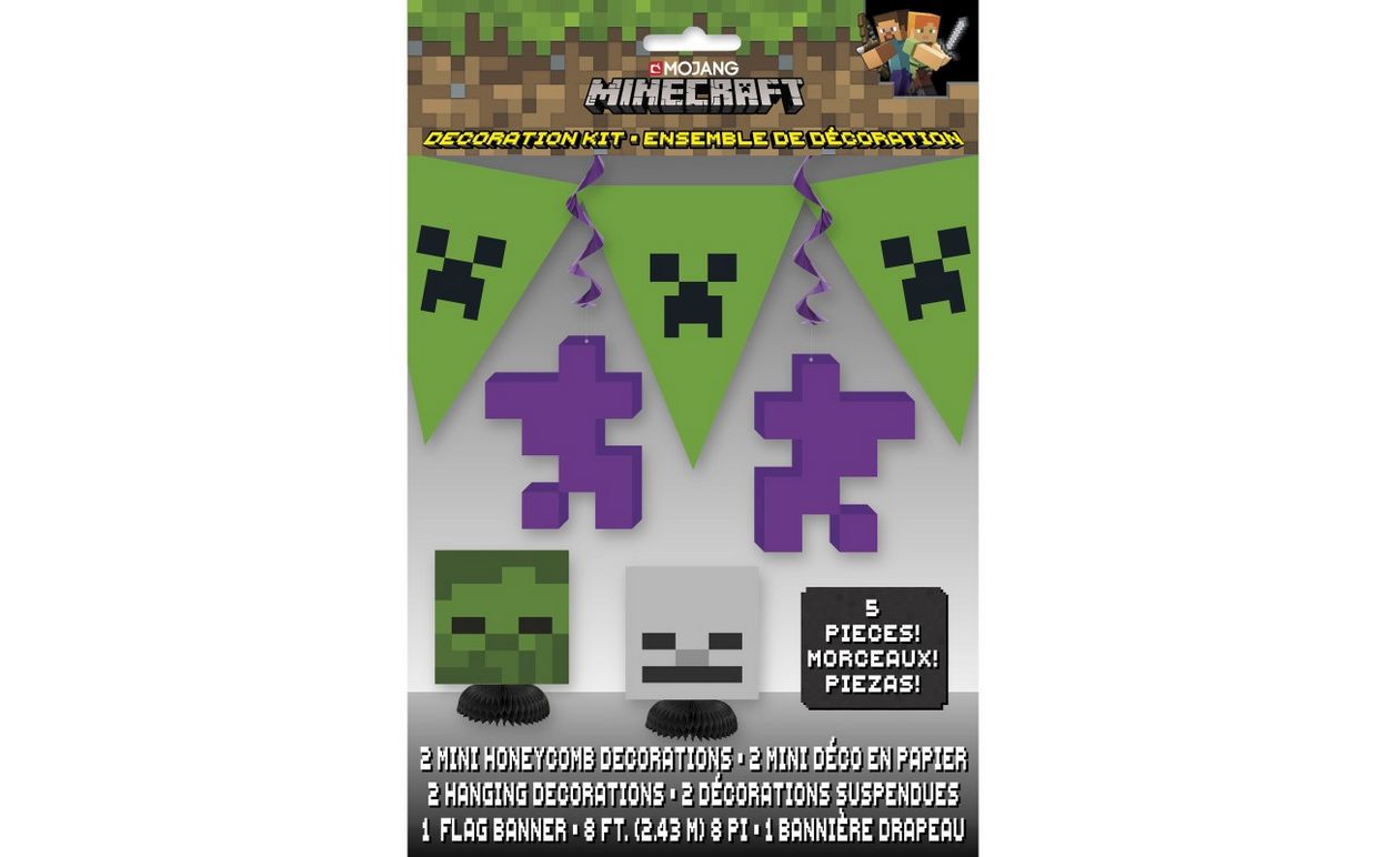Minecraft Decorating Kit  5pc