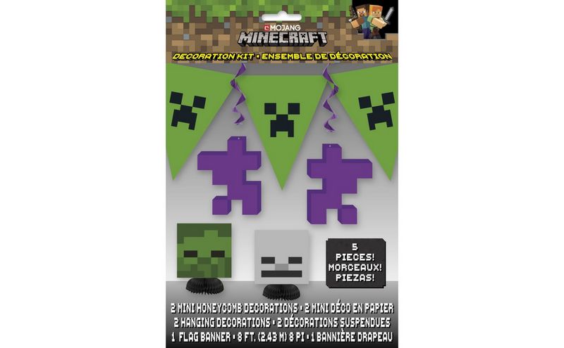 Minecraft Decorating Kit  5pc