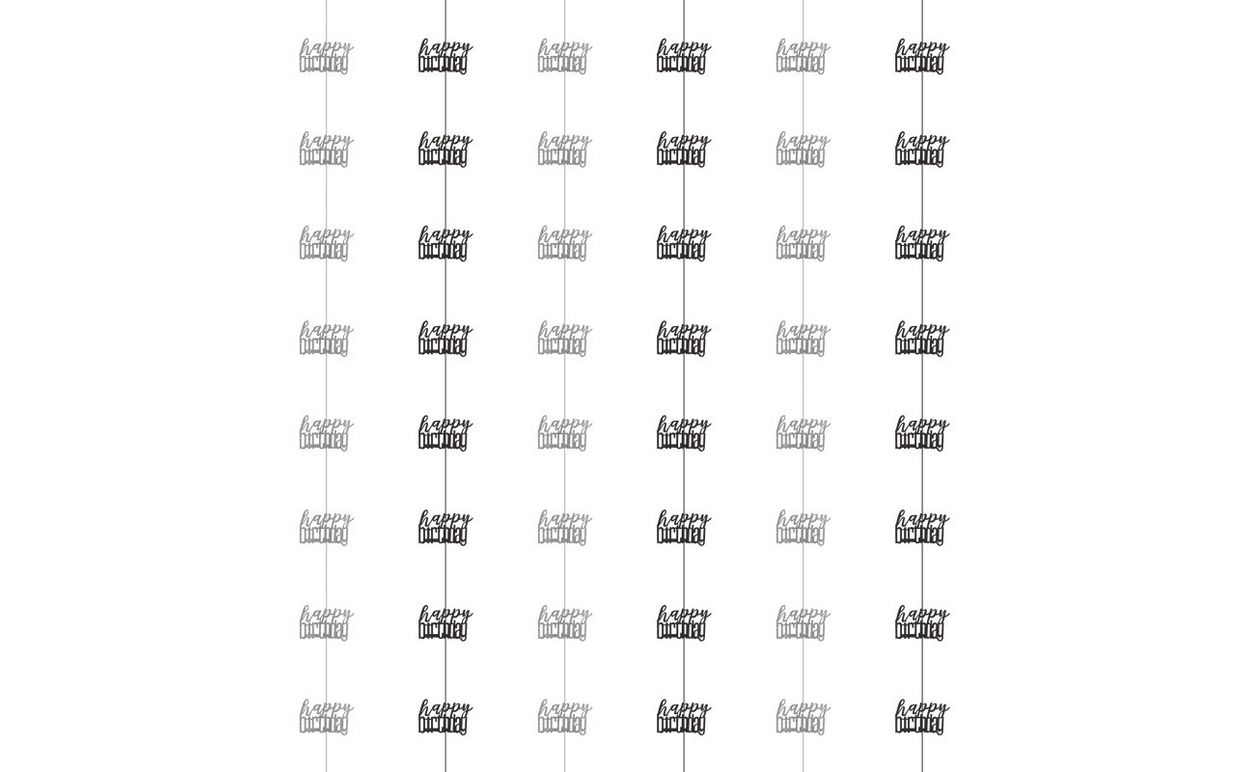 Glitz H.B. Black Hanging Decorations – 5 ft (60″ Strands)