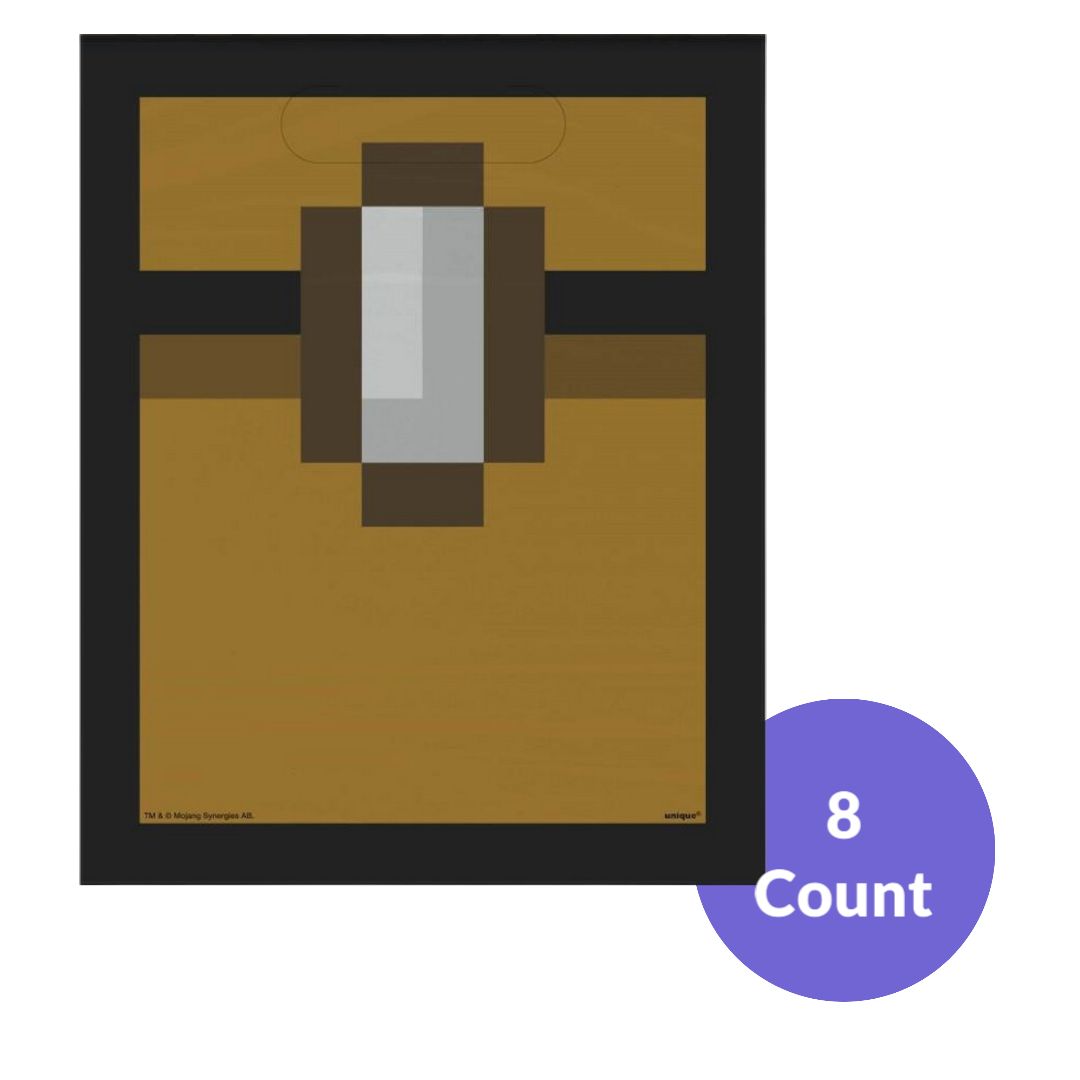 Minecraft Plastic Loot Bags – 8ct