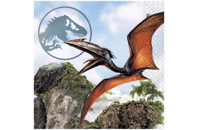 Jurassic World 4 Beverage Napkins  16ct