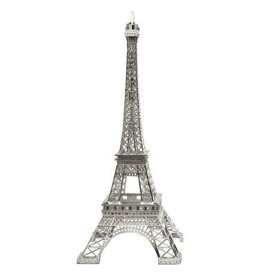 Eiffel Tower Metal Decor – Large 20&quot; (Silver Finish)
