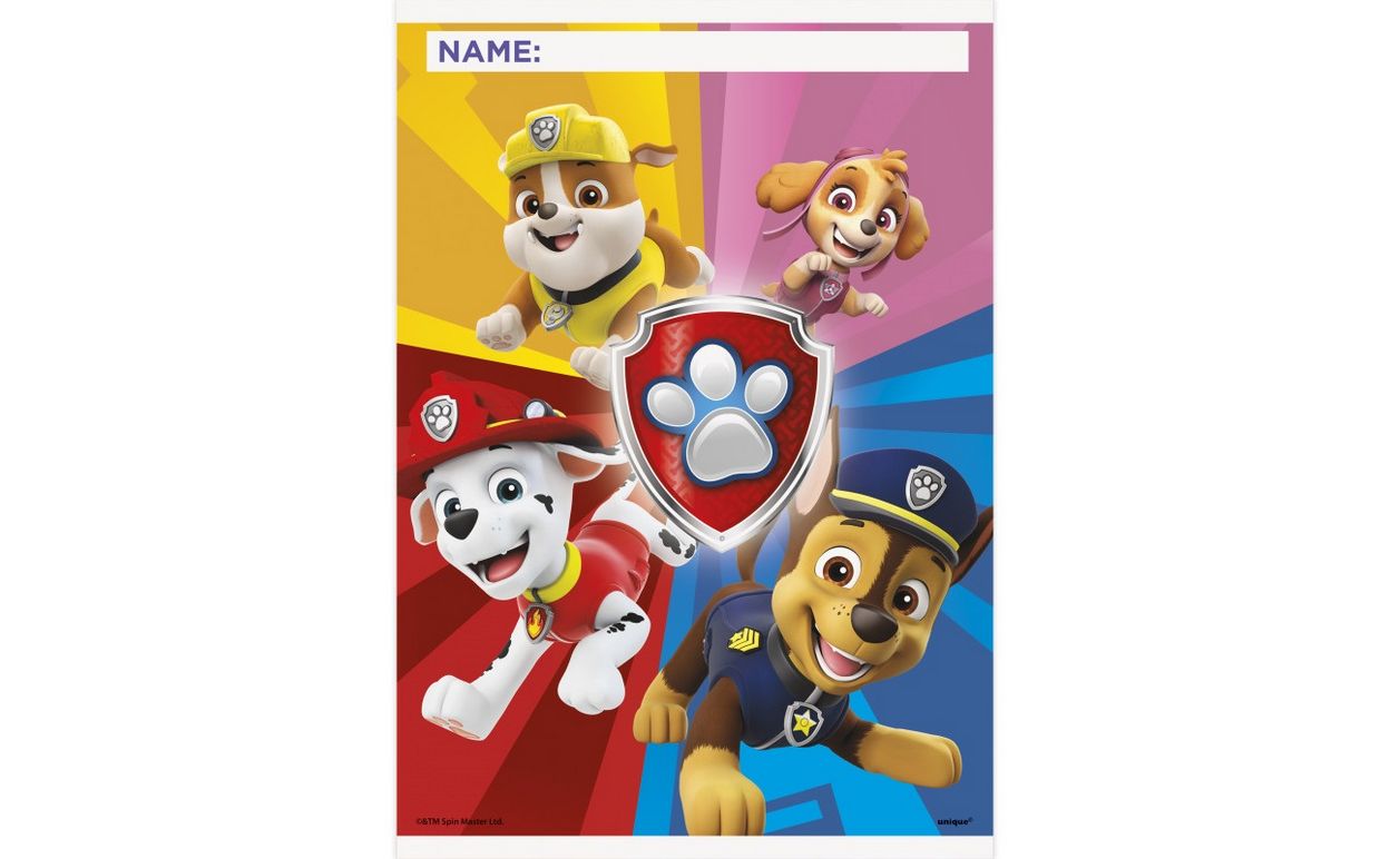 Paw Patrol Loot Bags – 8 Count