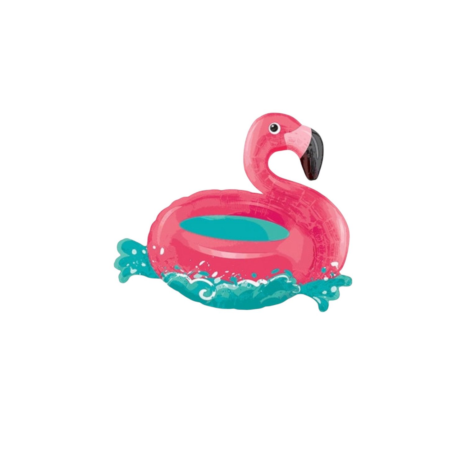 30&quot; Floating Flamingo Foil Balloon – Flat, Uninflated
