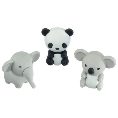 Jungle Animal Erasers High Count Favor 12CT