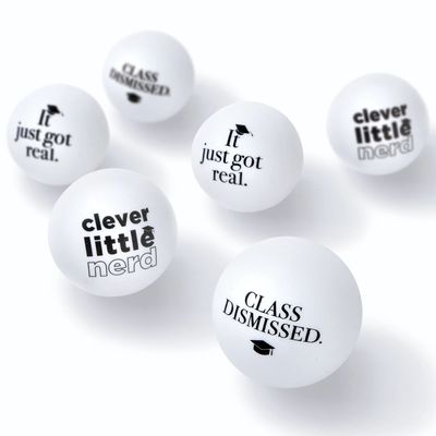 College Grad Pong Balls, 6ct