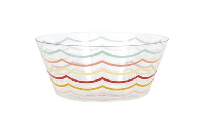 Poolside Summer Plastic Serving Bowl – 3.6 Quart