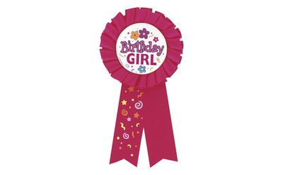 Birthday Girl Award Badge