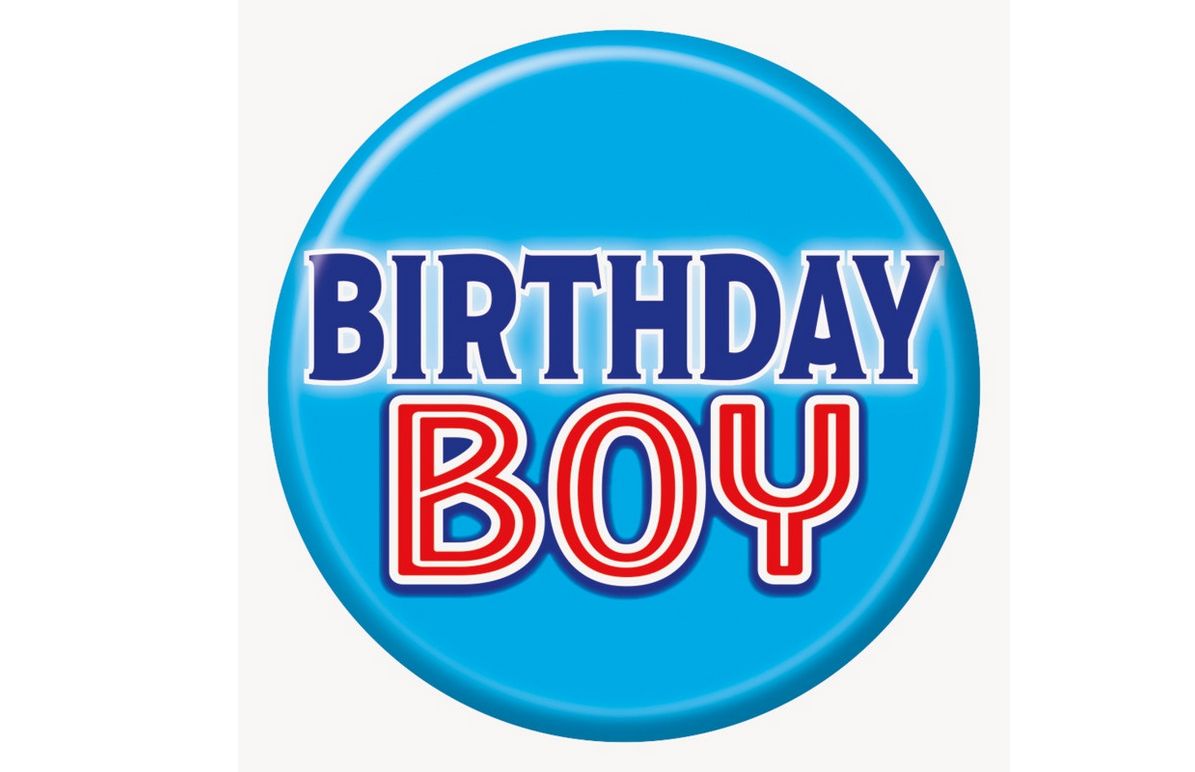 Birthday Boy Button 3&quot;