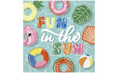 Summer Fun &quot;Fun in the Sun&quot; Luncheon Napkins  16ct