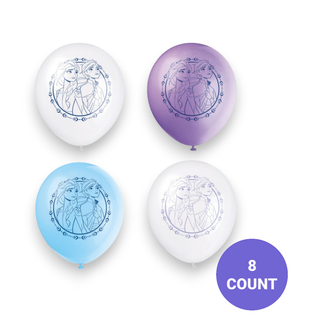 Disney Frozen 2 12&quot; Latex Balloons – 8ct