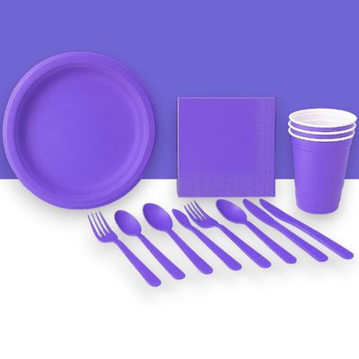 Purple Tableware