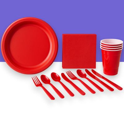 Red Tableware