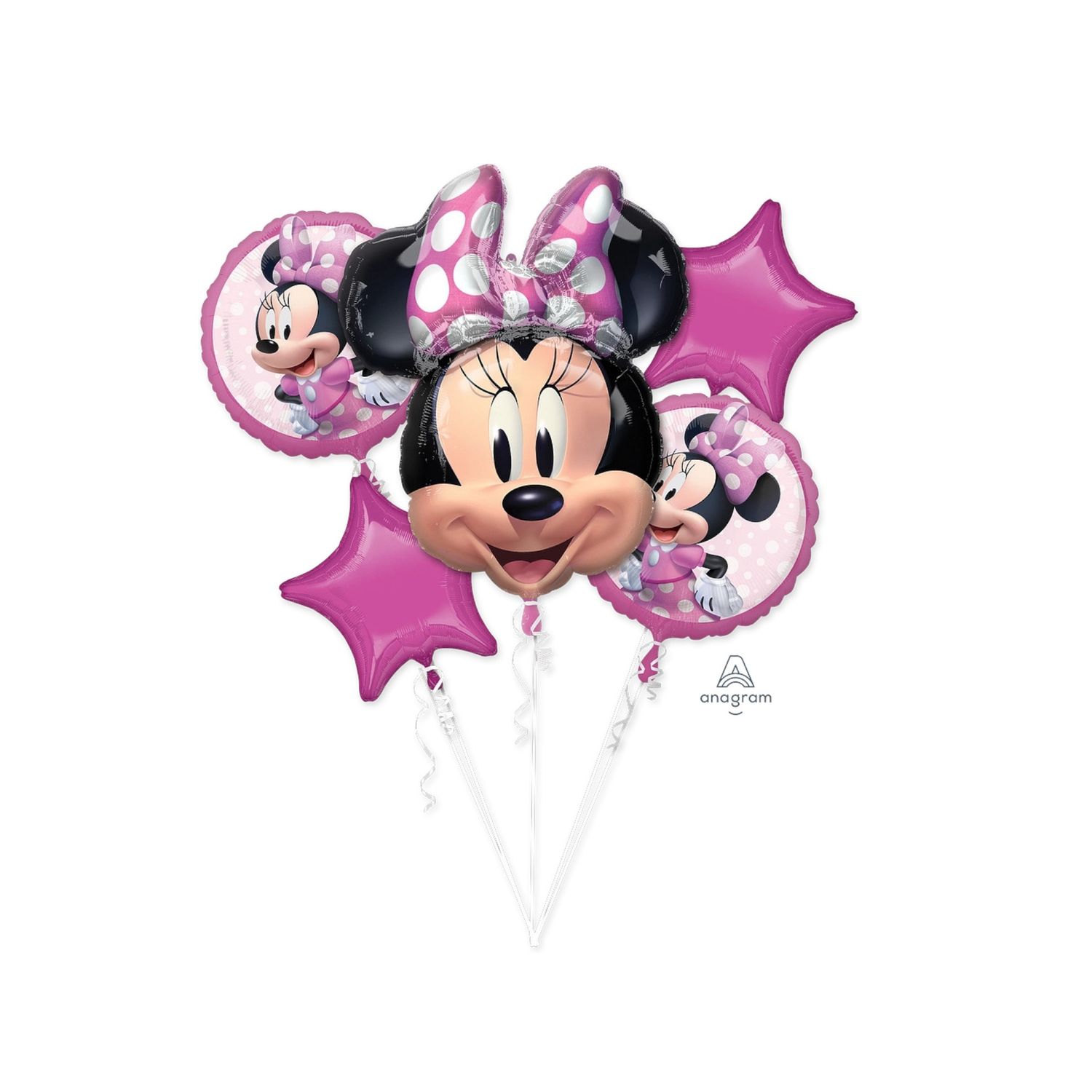 Minnie Mouse Balloon Bouquet – 5pc