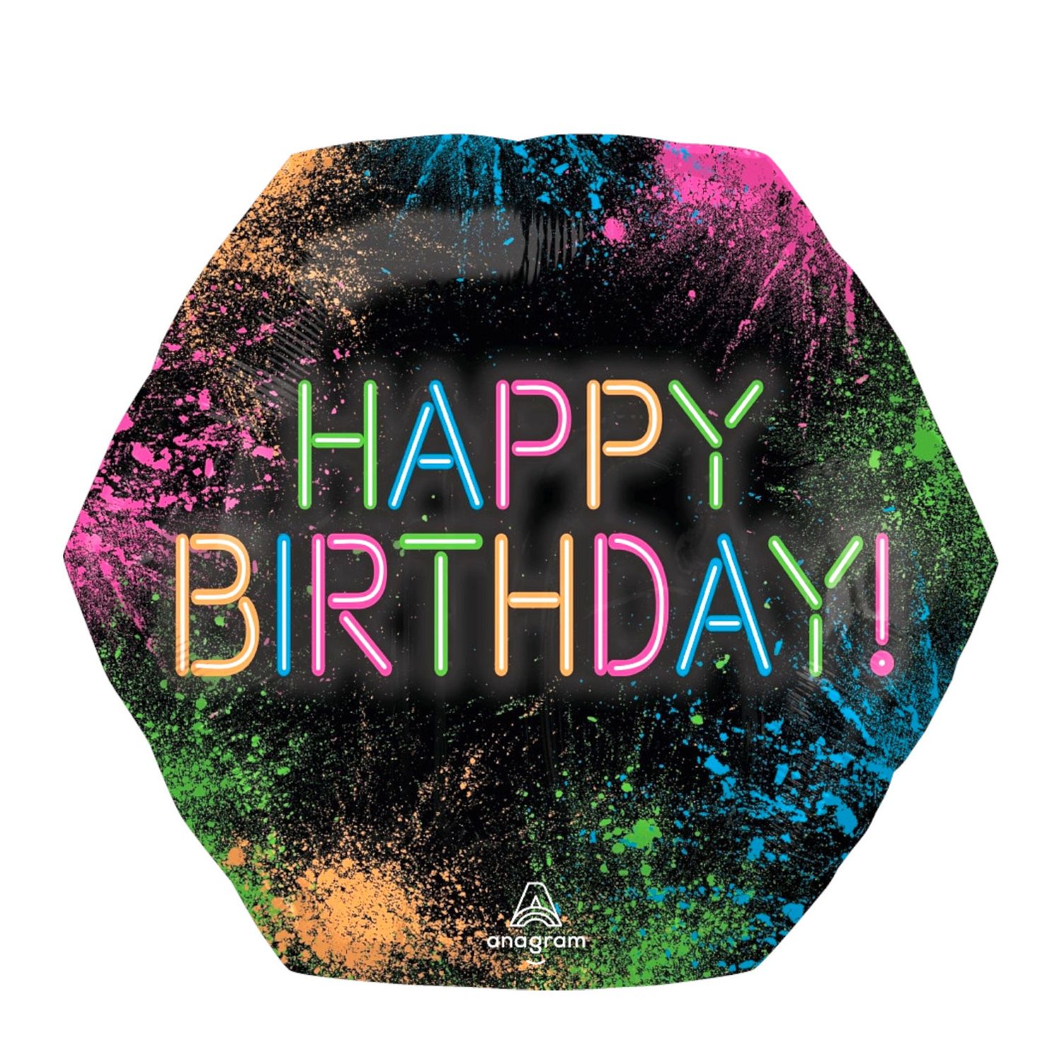 Let’s Glow Crazy Birthday Foil Balloon – 23&quot;(Un-inflated)
