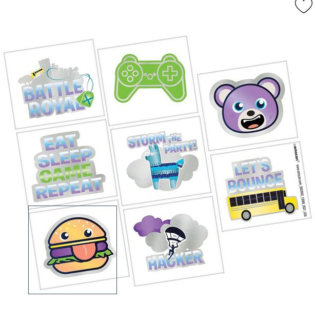 Battle royal tattoos 24pc